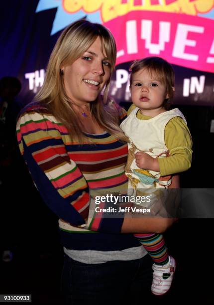 Actress Busy Philipps and daughter Birdie Leigh Silverstein attend the first ever Yo Gabba Gabba! : "There's A Party In My City" live performance at...