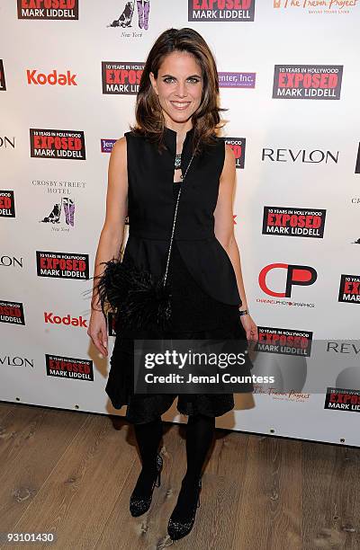 Personality Natalie Morales attends "An Evening of Awareness" to benefit the Jenesse Center and the Trevor Project hosted by Halle Berry at the...