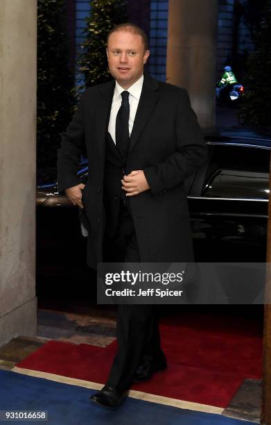 Maltese Prime Minister Joseph Muscat attends the 2018 Commonwealth Day reception at Marlborough House on March 12, 2018 in London, England.