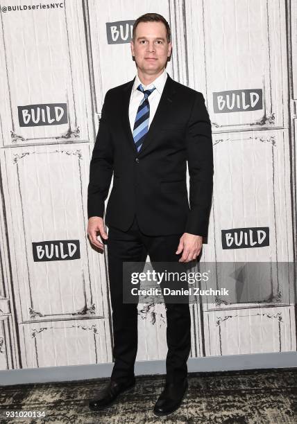 Actor Peter Krause attends the Build Series to discuss his new FOX show '9-1-1' at Build Studio on March 12, 2018 in New York City.