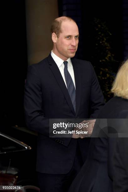 Prince William, Duke of Cambridge attends the 2018 Commonwealth Day reception at Marlborough House on March 12, 2018 in London, England.