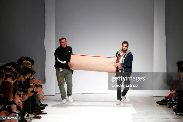 Atmosphere during the Dino Alves show as part of the Lisboa Fashion Week ‘Moda Lisboa’ 2018 on March 11, 2018 in Lisbon, Portugal.