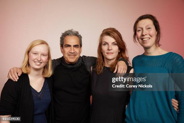 Sasja Opdam, Tommy Pallotta, Femke Wolting and Janneke Van de Kerkhof from the film "More Human Than Human" pose for a portrait in the Getty Images...