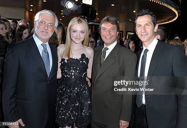 Summit Entertainment's President Rob Friedman , actress Dakota Fanning, Summit Entertainment Co-Chairman/President Patrick Wachsberger and President...