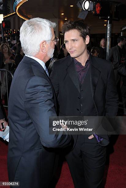 President of Summit Entertainment Rob Friedman actor Peter Facinelli arrives to the premiere of Summit Entertainment's "The Twilight Saga: New Moon"...