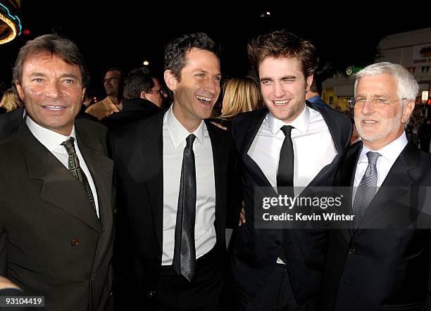 Summit Entertainment Co-Chairman/President Patrick Wachsberger , President of Worldwide Production/Acquisitions Erik Feig, actor Robert Pattinson and...