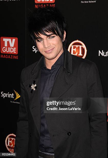 Singer Adam Lambert attends TV Guide Magazine's Hot List Party at SLS Hotel on November 10, 2009 in Beverly Hills, California.