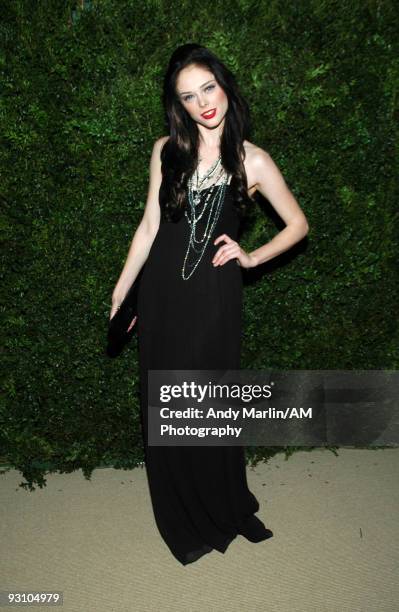 Fashion model Coco Rocha poses for a photo at the CFDA/Vogue Fashion Fund Awards at Skylight Studio on November 16, 2009 in New York City.