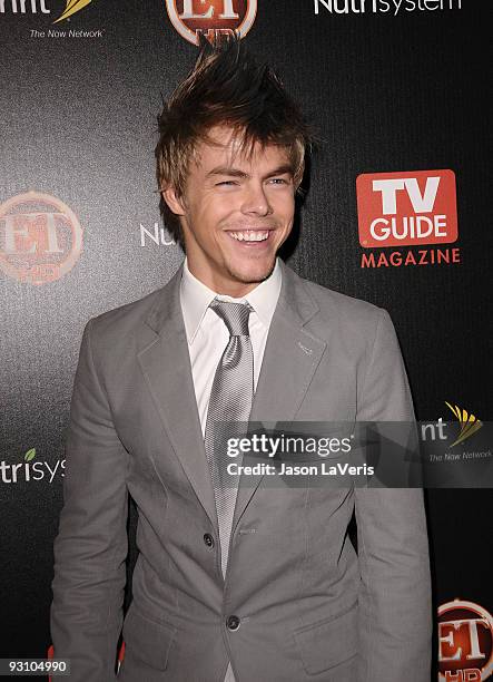 Dancer Derek Hough attends TV Guide Magazine's Hot List Party at SLS Hotel on November 10, 2009 in Beverly Hills, California.