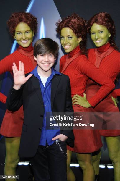 Jacob Kogan arrives for Paramount Home Entertainment's "Star Trek" DVD Release Party at the Griffith Observatory on November 16, 2009 in Los Angeles,...