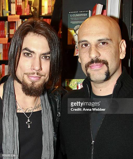 Jane's Addiction's Dave Navarro and Velvet Revolver's Dave Kushner at Mary Forsberg Weiland Signs Copies Of Her Book "Fall To Pieces: A Memoir of...