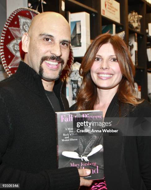 Dave Kushner and Mary Forsberg Weiland at Mary Forsberg Weiland Signs Copies Of Her Book "Fall To Pieces: A Memoir of Drugs, Rock 'n' Roll, and...