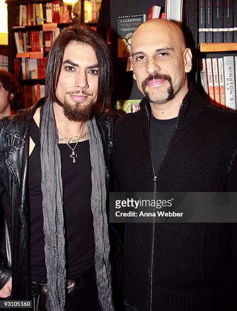 Jane's Addiction's Dave Navarro and Velvet Revolver's Dave Kushner at Mary Forsberg Weiland Signs Copies Of Her Book "Fall To Pieces: A Memoir of...
