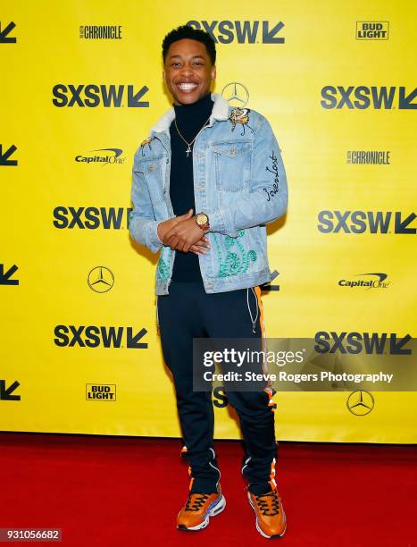 Jacob Latimore attends Featured Session: The Chi during SXSW at Austin Convention Center on March 12, 2018 in Austin, Texas.