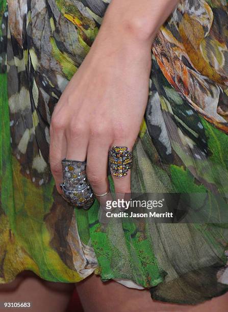 Actress Noot Seear arrives at the Los Angeles premiere of Summit Entertainment's 'The Twilight Saga: New Moon' at Mann Westwood on November 16, 2009...