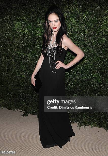 Coco Rocha walks the red carpet at The CFDA/Vogue Fashion Fund Awards at Skylight Studio on November 16, 2009 in New York City.