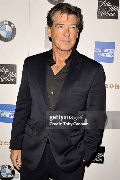 Pierce Brosnan attends the grand opening of Thomas Keller's Bouchon in Beverly Hills on November 16, 2009 in Beverly Hills, California.