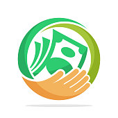 icon  for fundraising, business loan money, save money, and other financial management