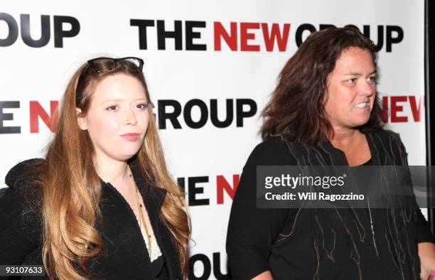 Actress Natasha Lyonne and Rosie O'Donnell attend "The Starry Messenger" cast party at Montenapo Restaurant on November 16, 2009 in New York City.