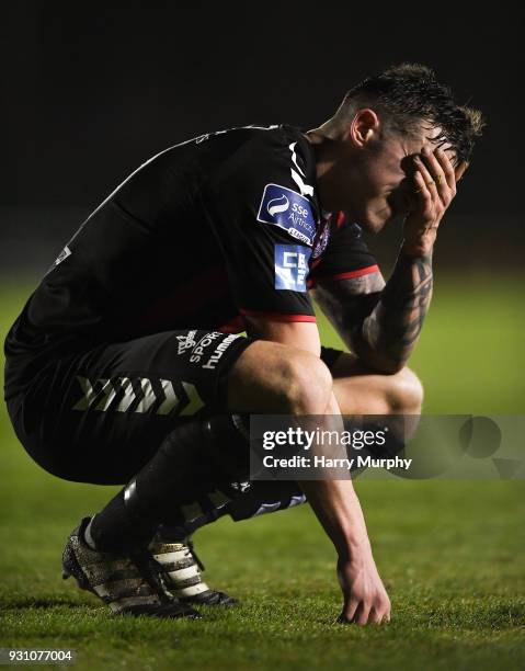 Waterford , Ireland - 12 March 2018; Rob Cornwall of Bohemians after the SSE Airtricity League Premier Division match between Waterford and Bohemians...