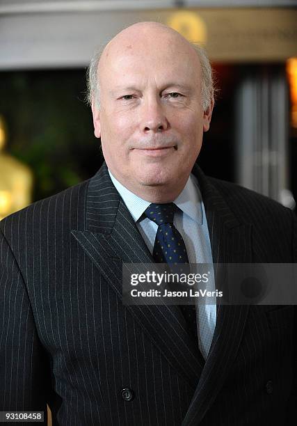 Actor Julian Fellowes attends the Academy Of Motion Pictures And Sciences' 2009 Governors Awards Gala at the Grand Ballroom at Hollywood & Highland...