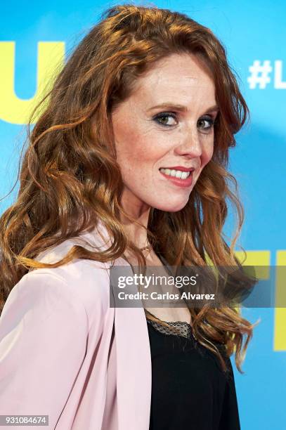 Maria Castro attends 'La Tribu' premiere at the Capitol cinema on March 12, 2018 in Madrid, Spain.