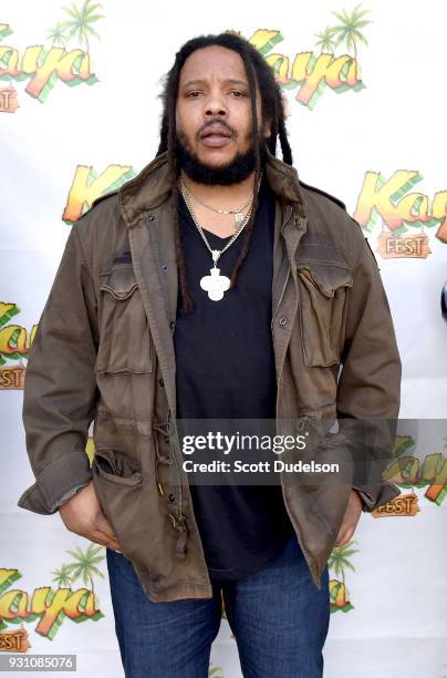 Singer Stephen Marley attends the press conference for the upcoming KAYA FEST at Sunset Marquis Hotel & Villas on March 12, 2018 in West Hollywood,...