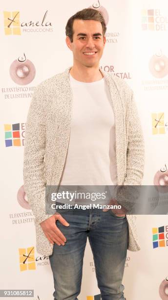 Actor Daniel Muriel attends the 'El Fantastico Hidalgo' Madrid premiere at Circulo de Bellas Artes on March 12, 2018 in Madrid, Spain.
