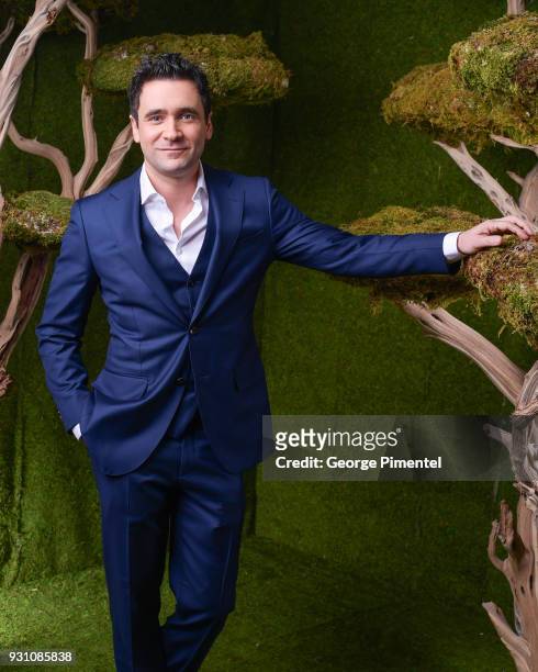 Allan Hawco poses in the 2018 Canadian Screen Awards Broadcast Gala - Portrait Studio at Sony Centre for the Performing Arts on March 11, 2018 in...