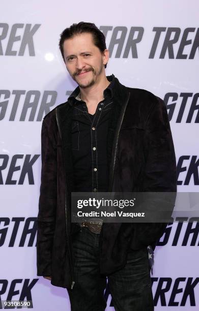 Clifton Collins attends the "Star Trek" DVD and Blu-Ray release party at the Griffith Observatory on November 16, 2009 in Los Angeles, California.