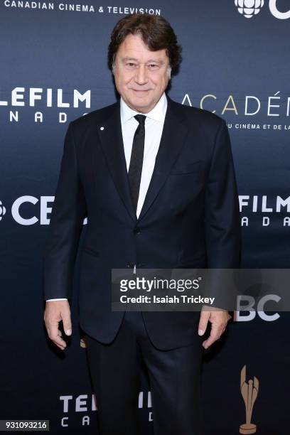 Robert Lantos arrives at the 2018 Canadian Screen Awards at the Sony Centre for the Performing Arts on March 11, 2018 in Toronto, Canada.