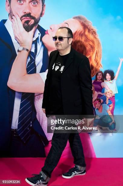 Carlos Areces attends 'La Tribu' premiere at the Capitol cinema on March 12, 2018 in Madrid, Spain.