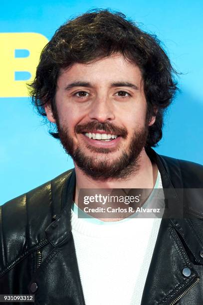 Javier Pereira attends 'La Tribu' premiere at the Capitol cinema on March 12, 2018 in Madrid, Spain.