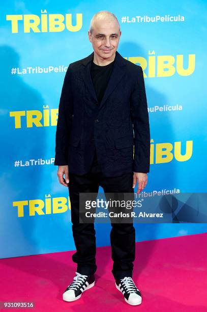 Pablo Berger attends 'La Tribu' premiere at the Capitol cinema on March 12, 2018 in Madrid, Spain.