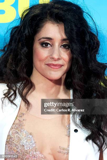 Maribel del Pino attends 'La Tribu' premiere at the Capitol cinema on March 12, 2018 in Madrid, Spain.