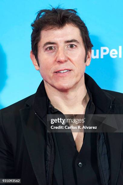 Manel Fuentes attends 'La Tribu' premiere at the Capitol cinema on March 12, 2018 in Madrid, Spain.