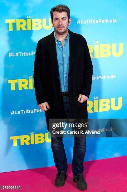 Arturo Valls attends 'La Tribu' premiere at the Capitol cinema on March 12, 2018 in Madrid, Spain.