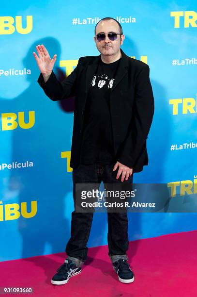 Carlos Areces attends 'La Tribu' premiere at the Capitol cinema on March 12, 2018 in Madrid, Spain.