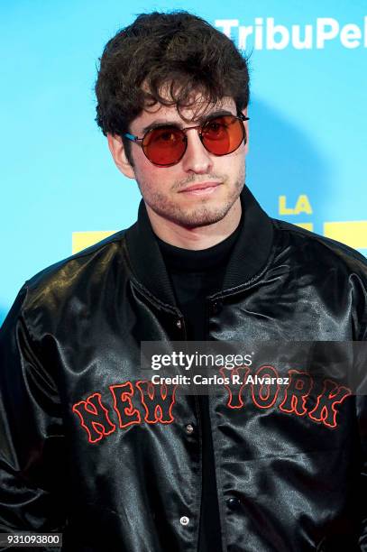 Eloi Costa attends 'La Tribu' premiere at the Capitol cinema on March 12, 2018 in Madrid, Spain.