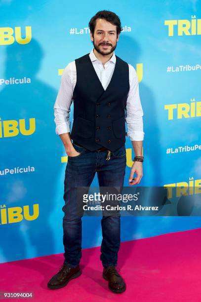 Alejandro Albarracin attends 'La Tribu' premiere at the Capitol cinema on March 12, 2018 in Madrid, Spain.