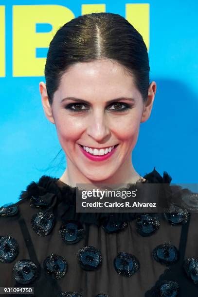 Barbara Santa-Cruz attends 'La Tribu' premiere at the Capitol cinema on March 12, 2018 in Madrid, Spain.