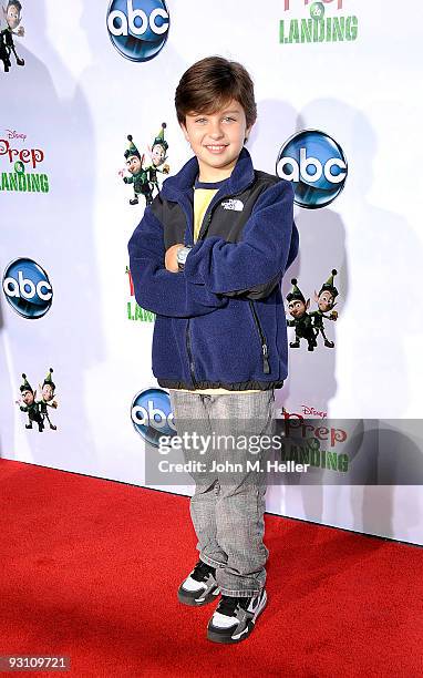 Actor Will Shadley attends the "Prep & Landing Premiere" hosted by the Disney ABC Television Group at the El Capitan Theatre on November 16, 2009 in...