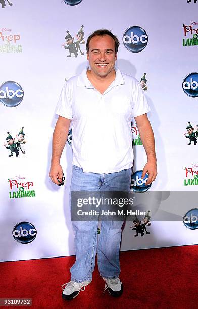 Actor David DeLuise attends the "Prep & Landing Premiere" hosted by the Disney ABC Television Group at the El Capitan Theatre on November 16, 2009 in...