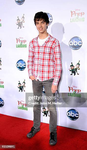 Actor David Lambert attends the "Prep & Landing Premiere" hosted by the Disney ABC Television Group at the El Capitan Theatre on November 16, 2009 in...