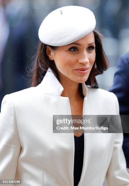 Meghan Markle attends the 2018 Commonwealth Day service at Westminster Abbey on March 12, 2018 in London, England.