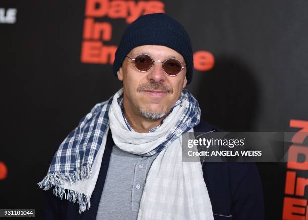 Director Jose Padilha attends the "7 Days In Entebbe" screening at Metrograph on March 12, 2018 in New York. / AFP PHOTO / ANGELA WEISS