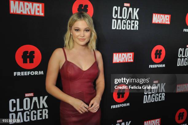 The cast and crew of Freeforms highly anticipated new series Marvel's Cloak & Dagger attends the world premiere watch party at SXSW in Austin, TX....