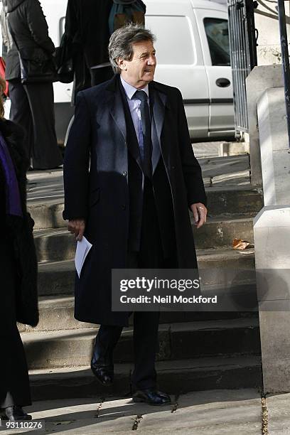 Melvyn Bragg attends a Memorial Service Held For Sir John Mortimer at Southwark Cathedral on November 17, 2009 in London, England.