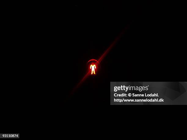 danish traffic light - pedestrian signal stock pictures, royalty-free photos & images