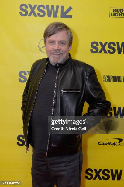 Mark Hamill attends the Journey to Star Wars panel during SXSW at Austin Convention Center on March 12, 2018 in Austin, Texas.